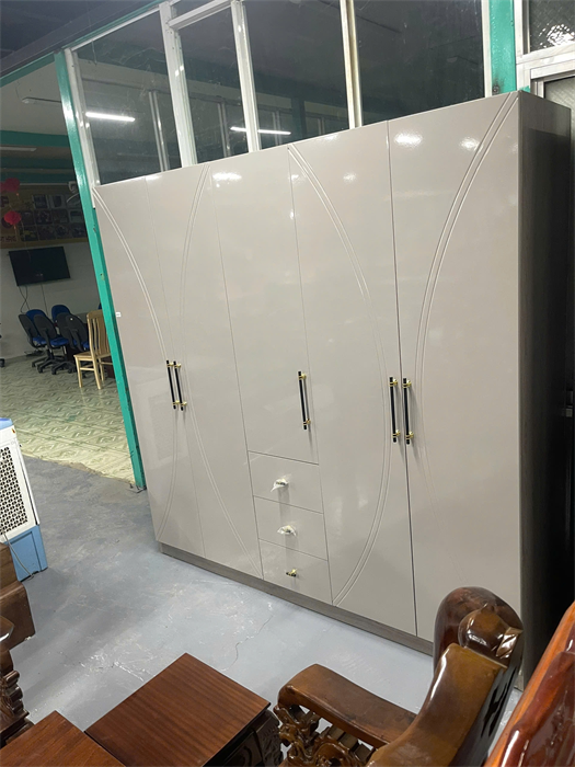Tủ quần áo 5 cánh hiện đại có ngăn kéo