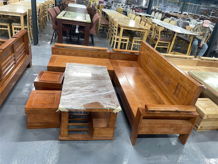 Bộ salon gỗ phòng khách